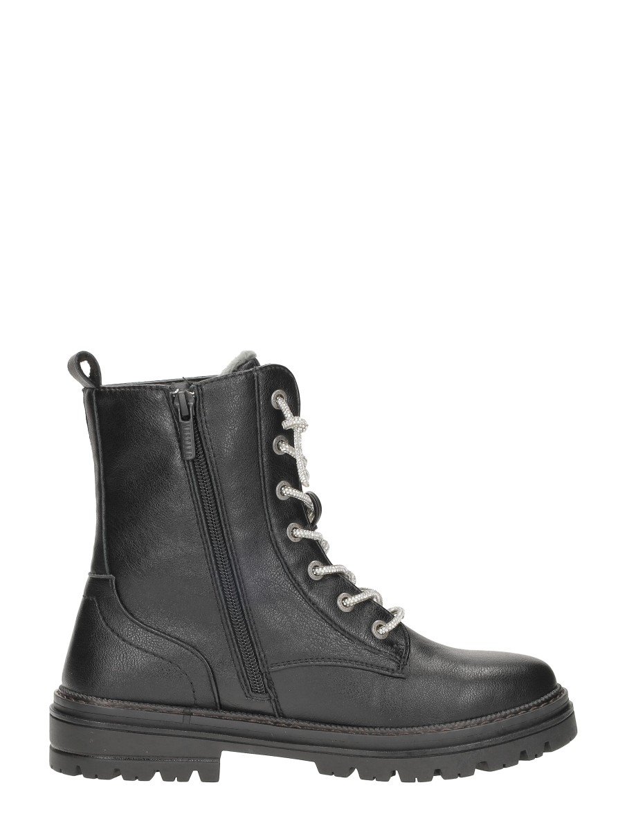 Mustang - Veterschoenen Hoog – zwart – foto 4 van 4