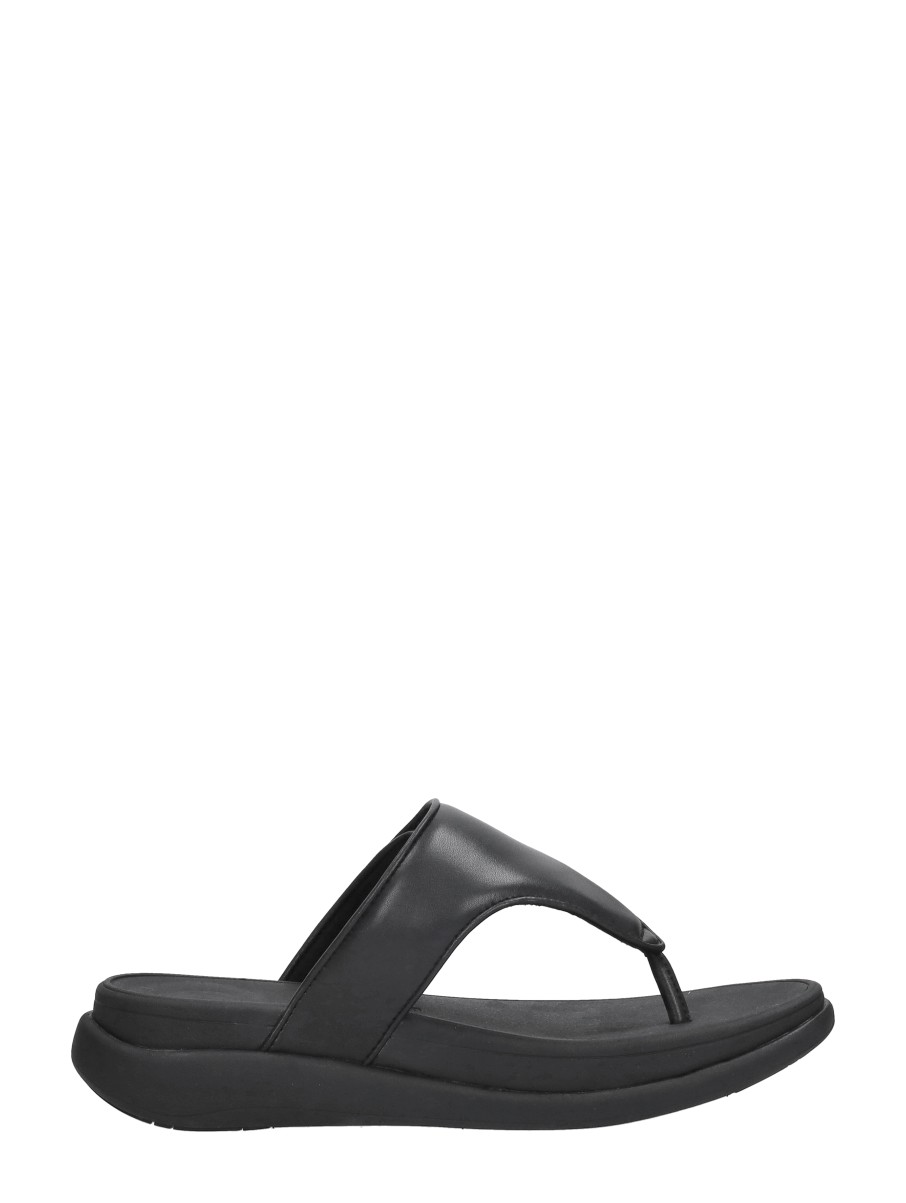 FitFlop - F-mode Go Adjustable Flatform Sandals – zwart – foto 4 van 4
