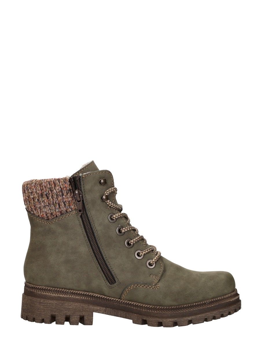 Rieker - Veterschoenen Hoog – groen – foto 4 van 4