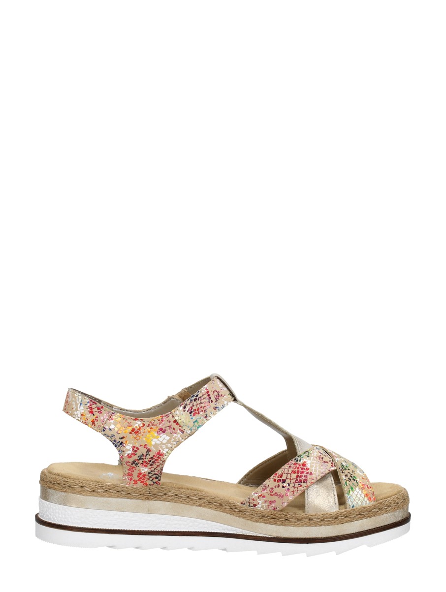 Rieker - Sandalen Plat – beige – foto 4 van 4