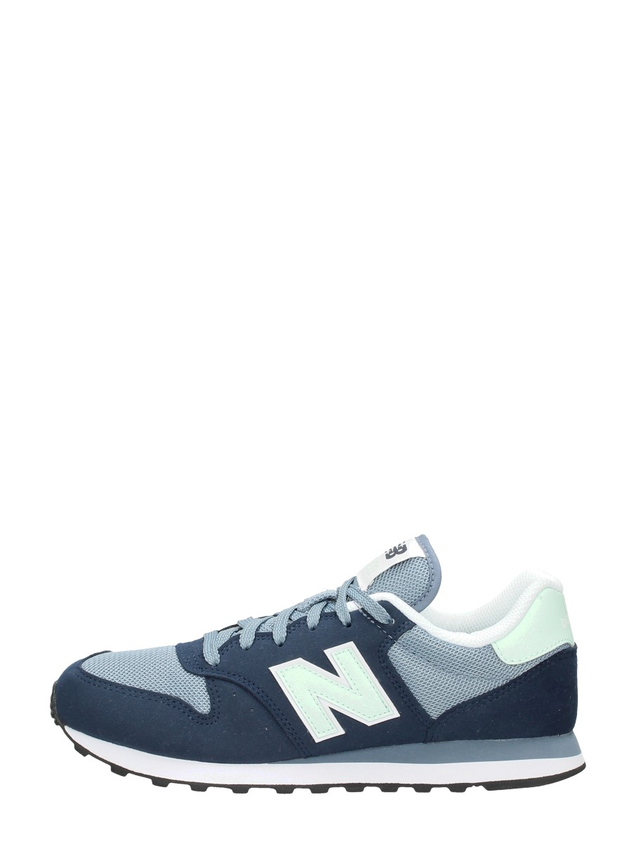 New Balance 500 damessneaker blauw