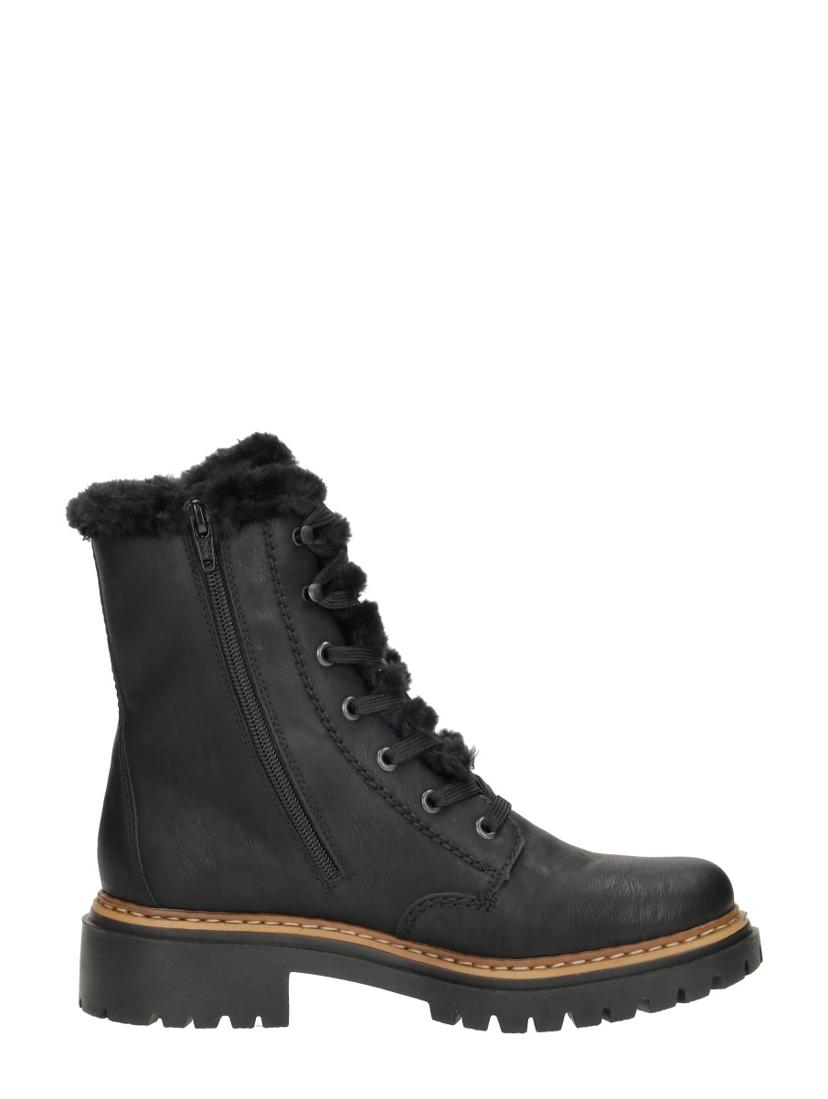 Rieker - Veterschoenen Hoog – zwart – foto 4 van 4