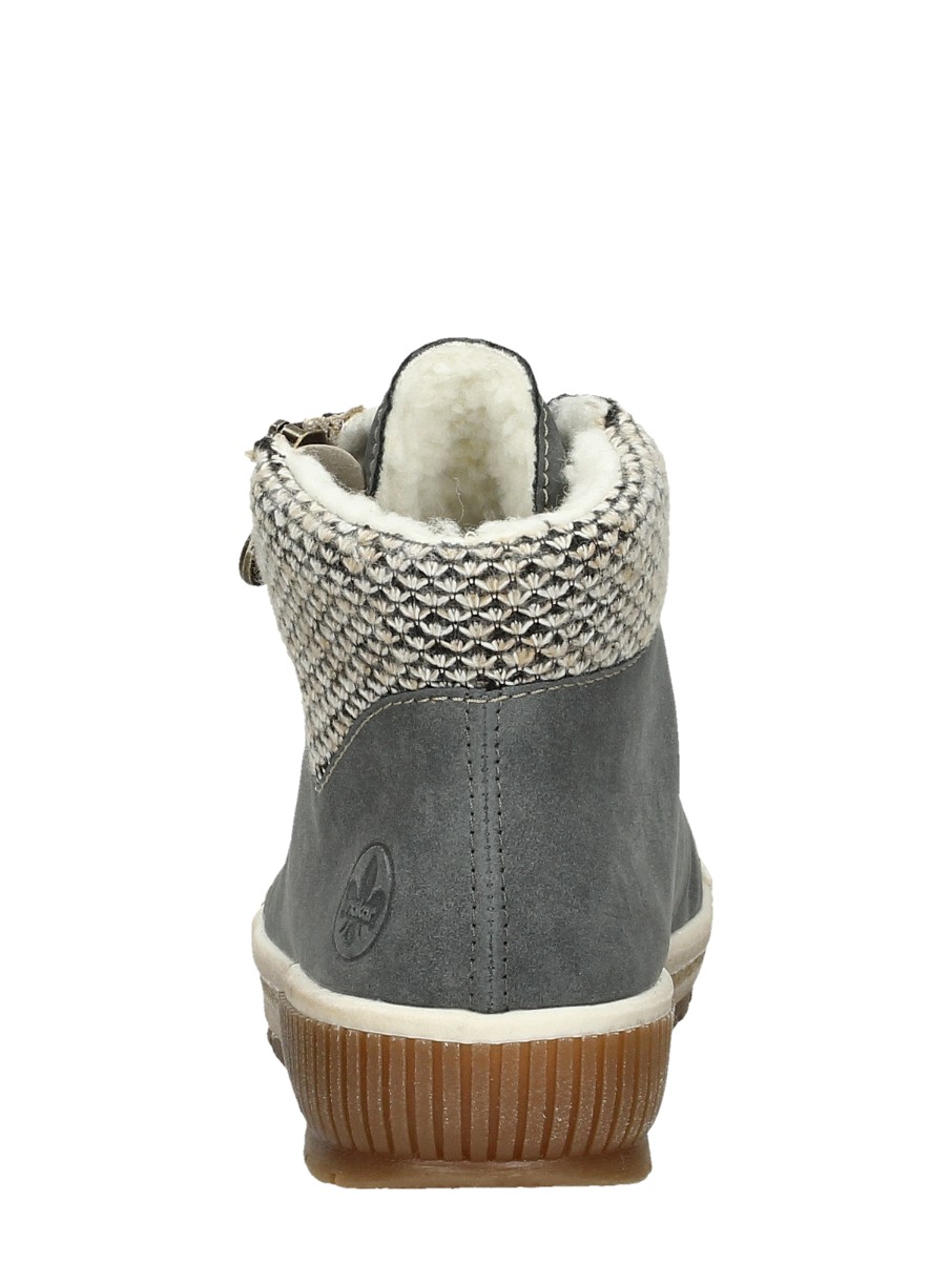 Rieker - Veterschoenen Hoog – licht blauw – foto 3 van 4