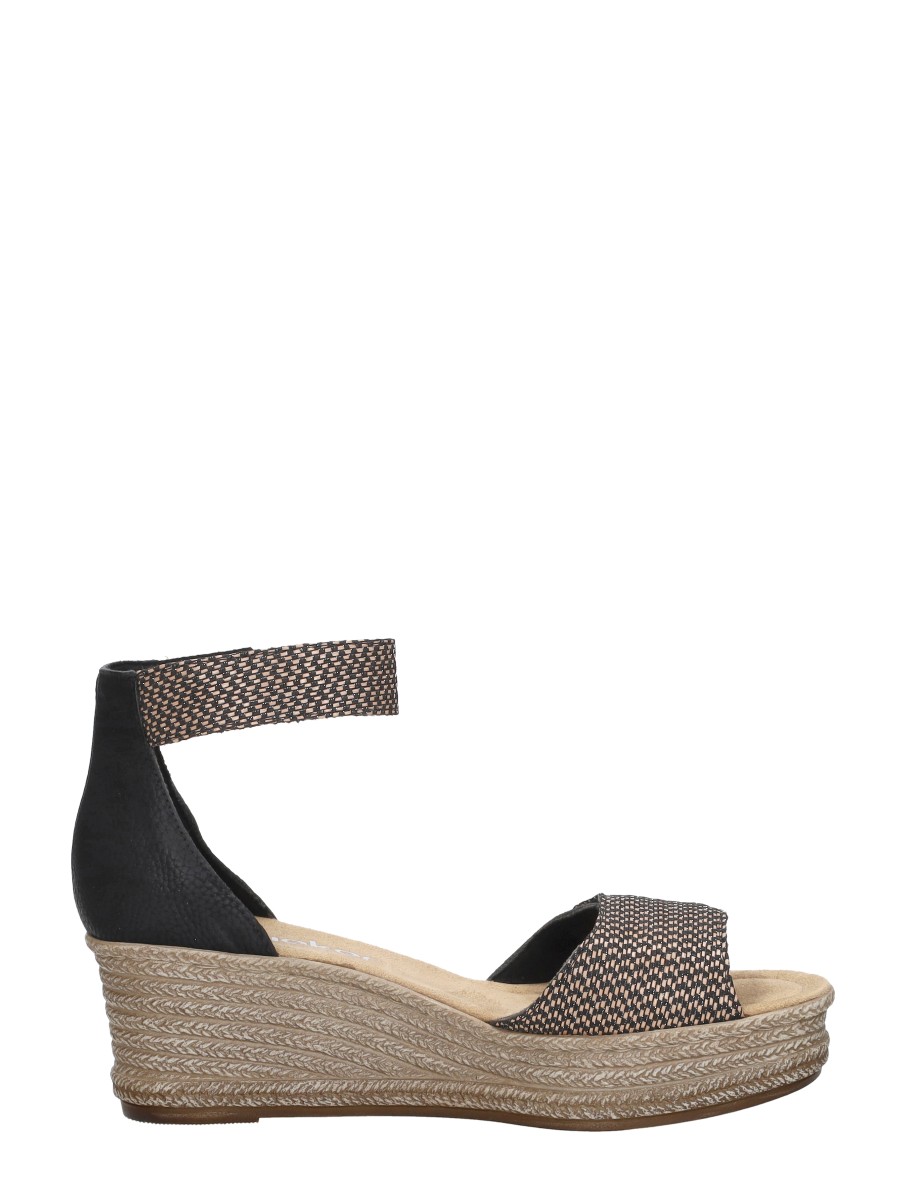 Rieker - Sandalen Hak – zwart – foto 4 van 4