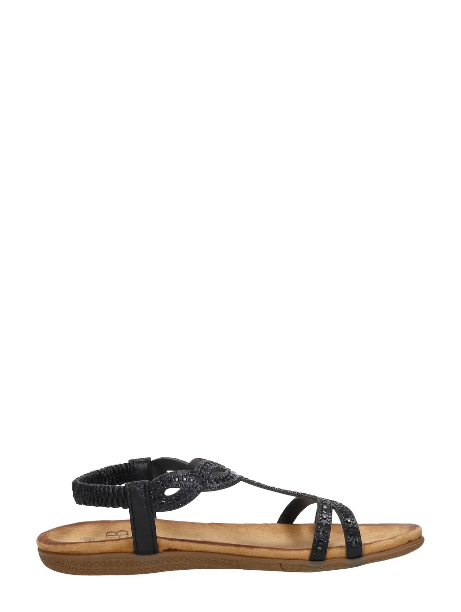 Sub55 - Sandalen Plat – zwart – foto 4 van 4