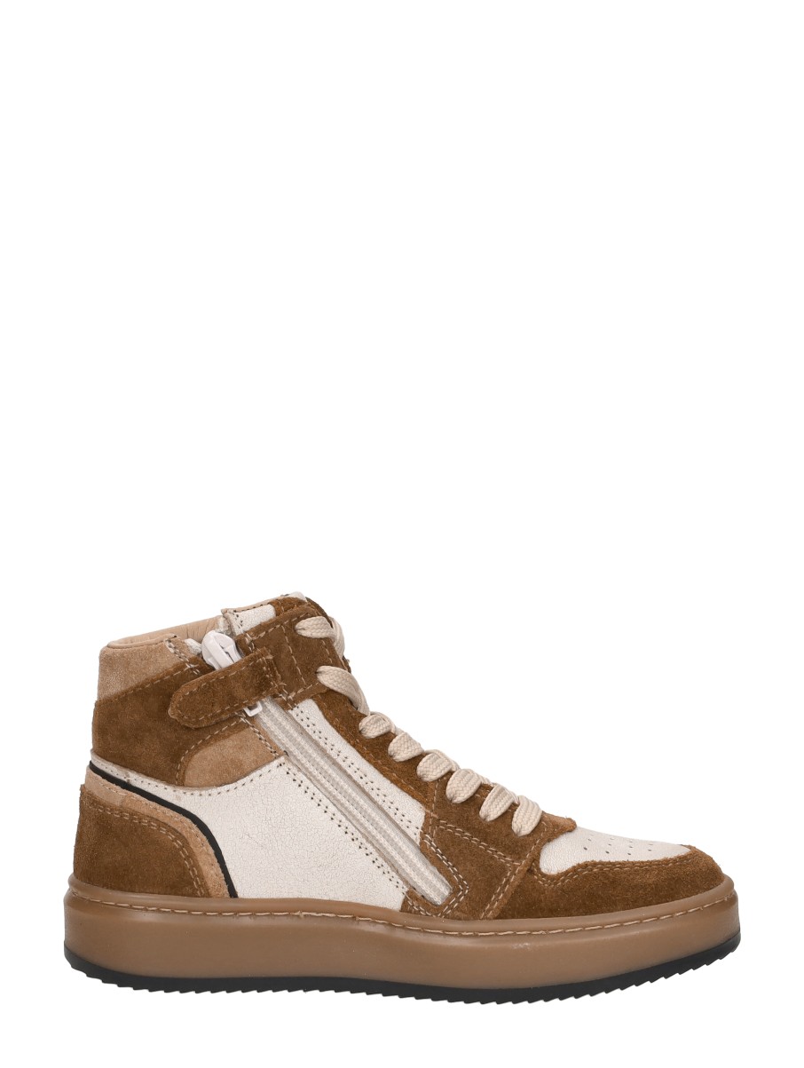 Keq - Veterschoenen Hoog – cognac – foto 4 van 4