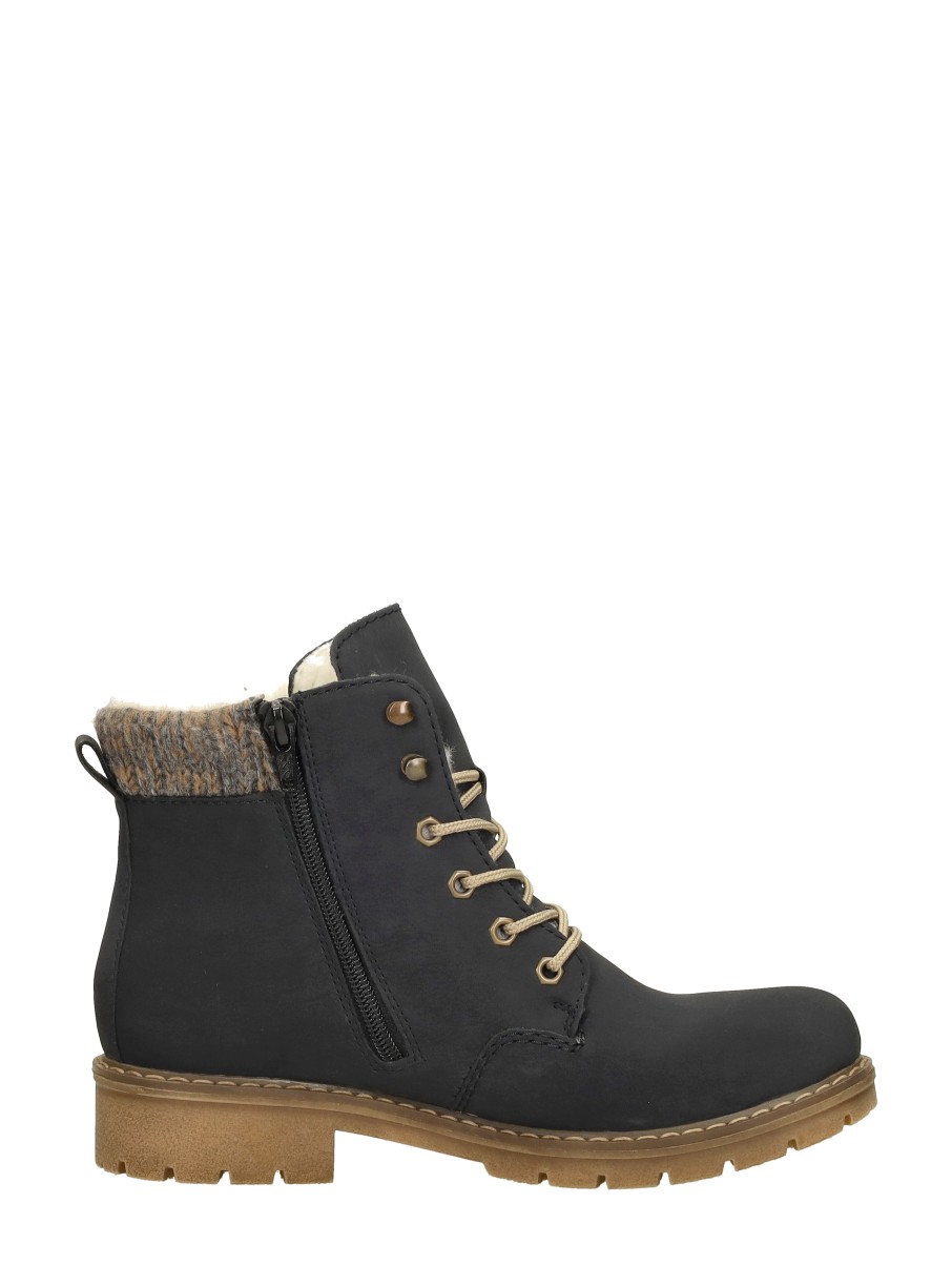Rieker - Veterschoenen Hoog – blauw – foto 4 van 4
