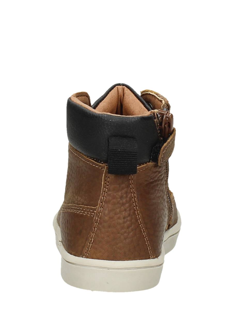 Keq - Veterschoenen Hoog – cognac – foto 3 van 4