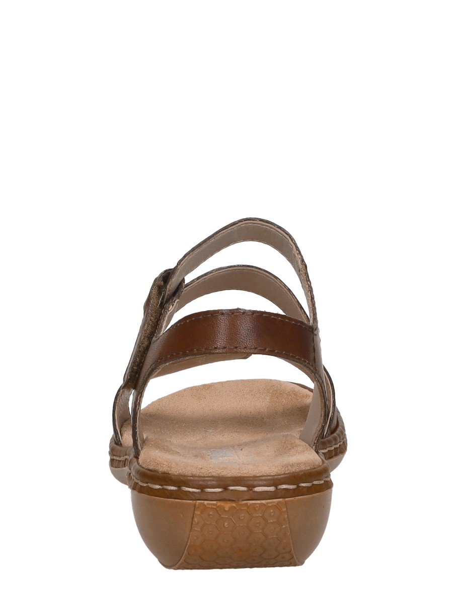 Rieker - Dames Sandalen – cognac – foto 3 van 4