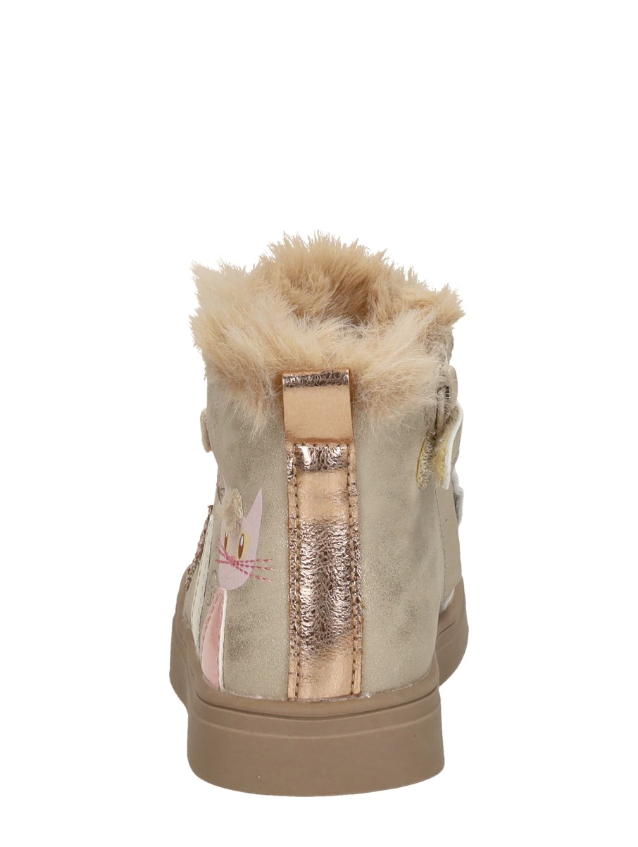 Shoesme - Veterschoen Hoog – goudkleur – foto 3 van 4