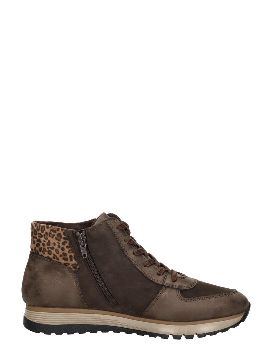 Rieker - Veterschoenen Hoog – donkerbruin – foto 4 van 4