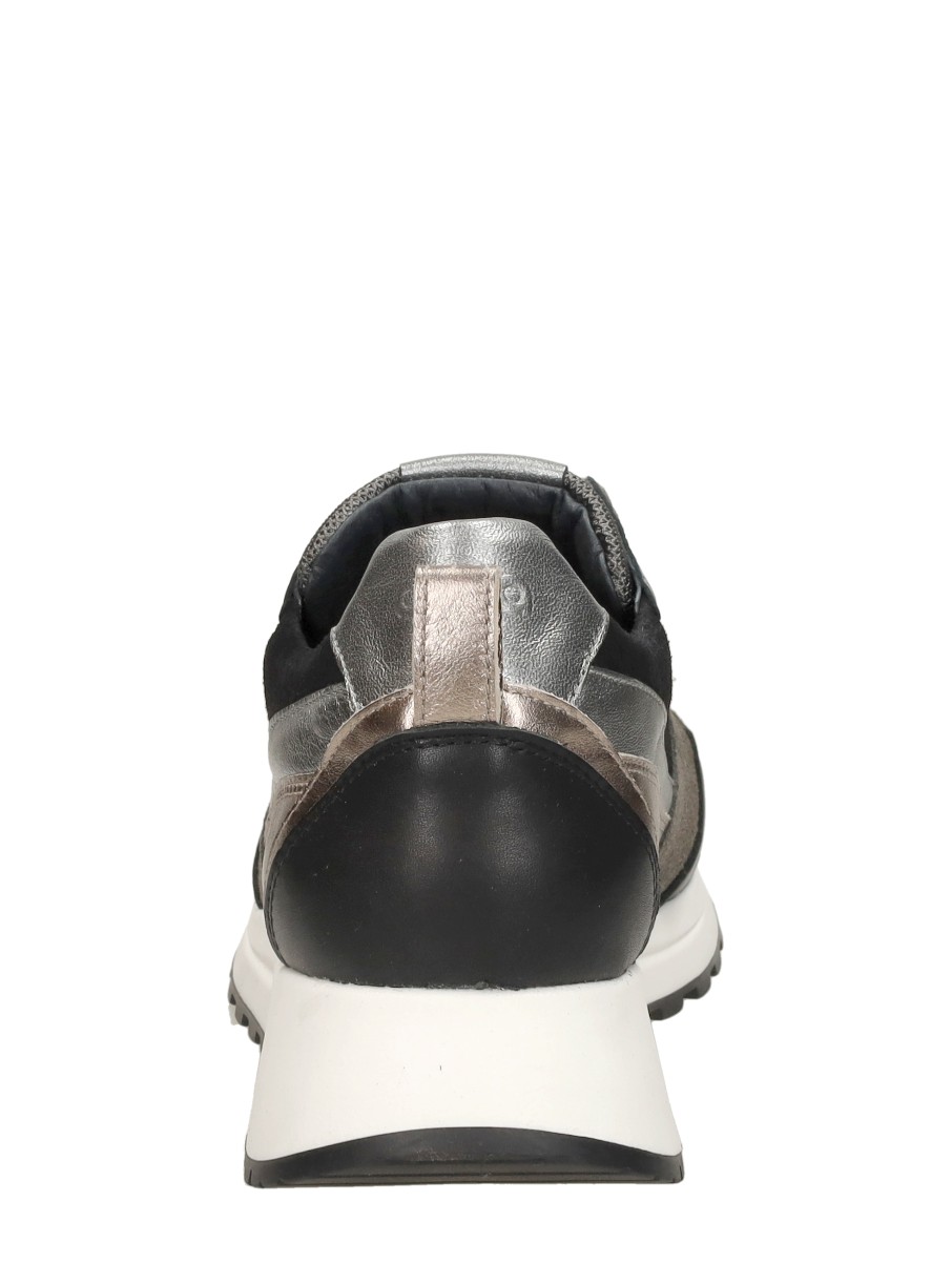 Aqa - Sneakers Laag – zwart – foto 3 van 4
