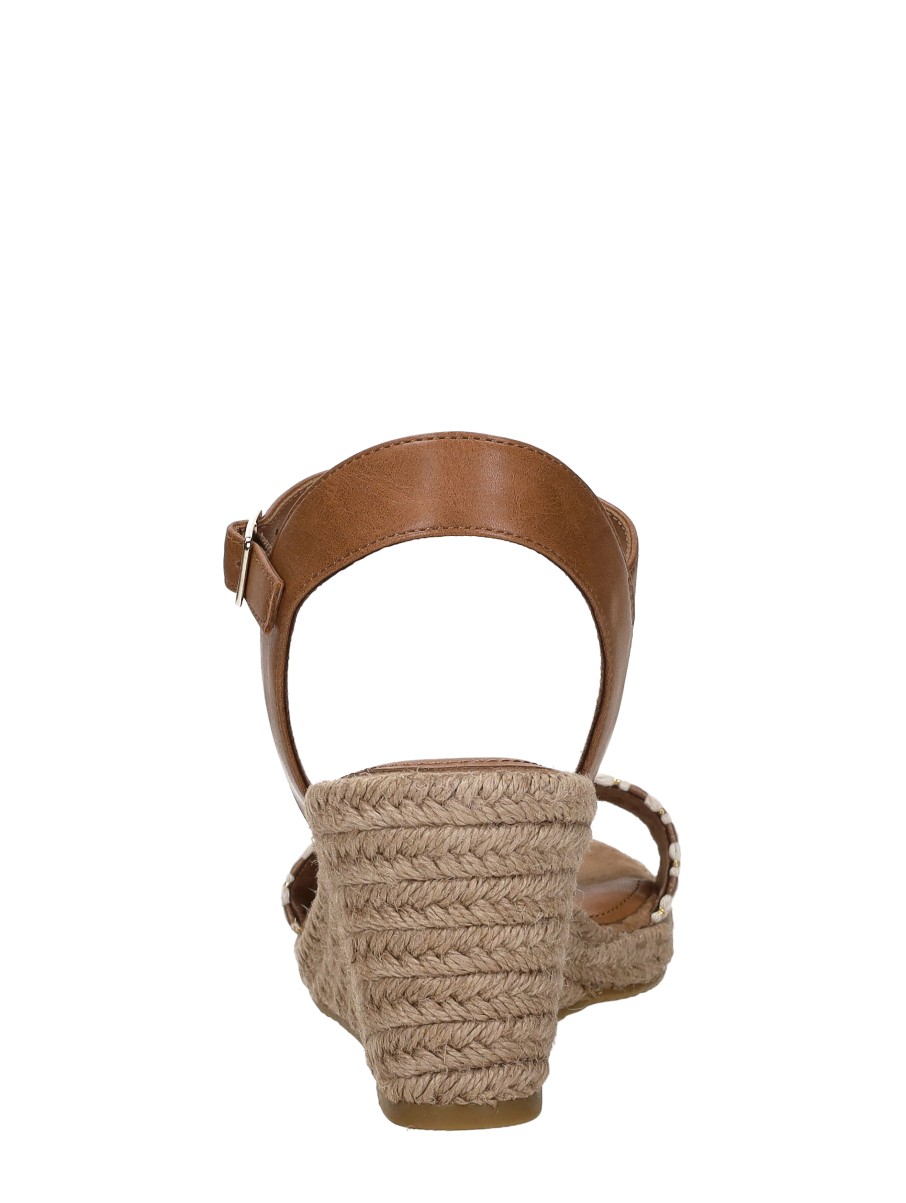 Tamaris - Sandalen Touwzool – cognac – foto 3 van 4