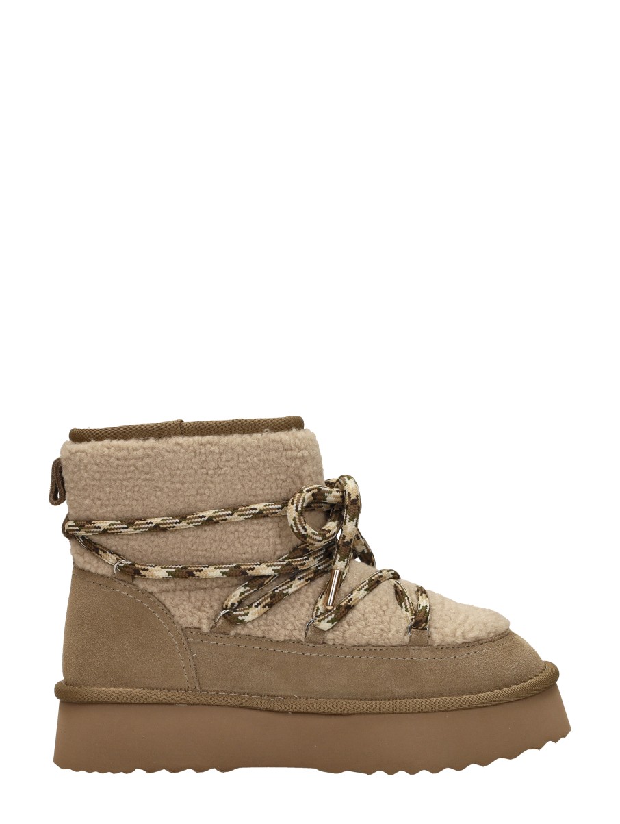 Shoecolate - Enkellaarsjes Plat – taupe – foto 4 van 4