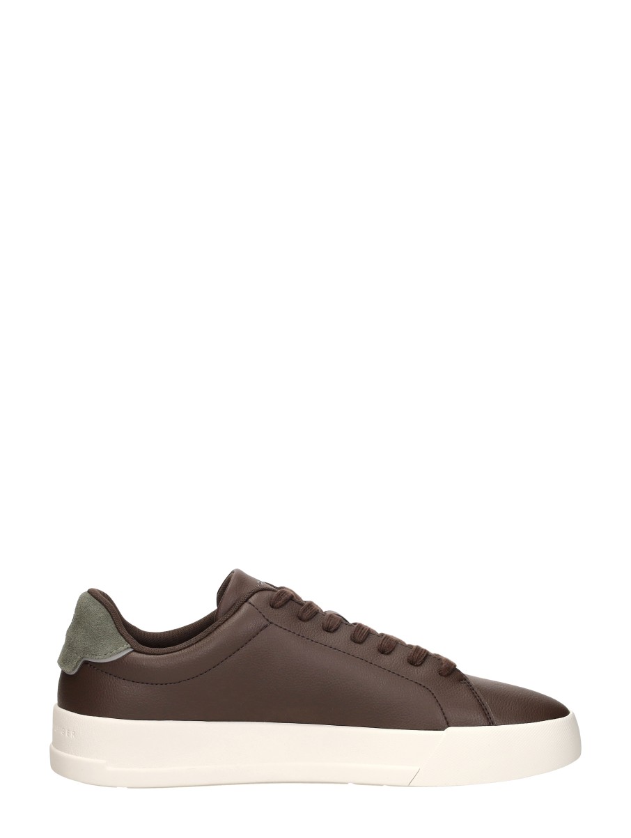 Tommy Hilfiger - Th Court Lth Detail Ess – donkerbruin – foto 4 van 4
