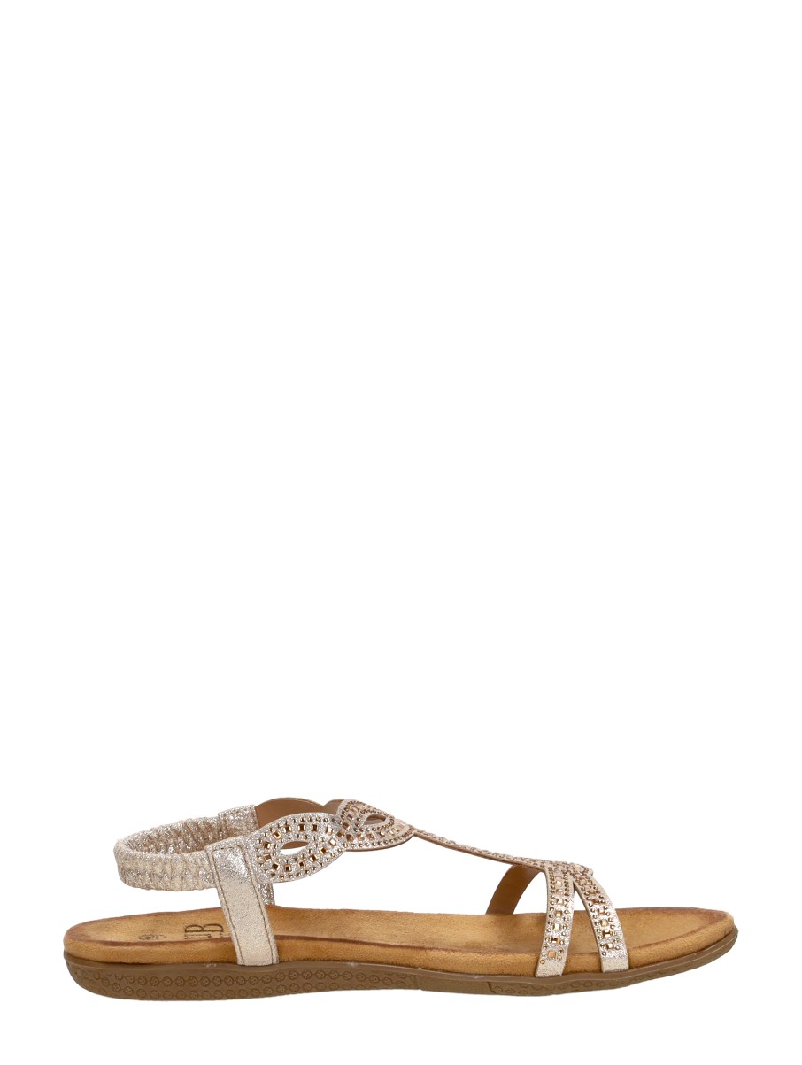 Sub55 - Sandalen Plat – goudkleur – foto 4 van 4