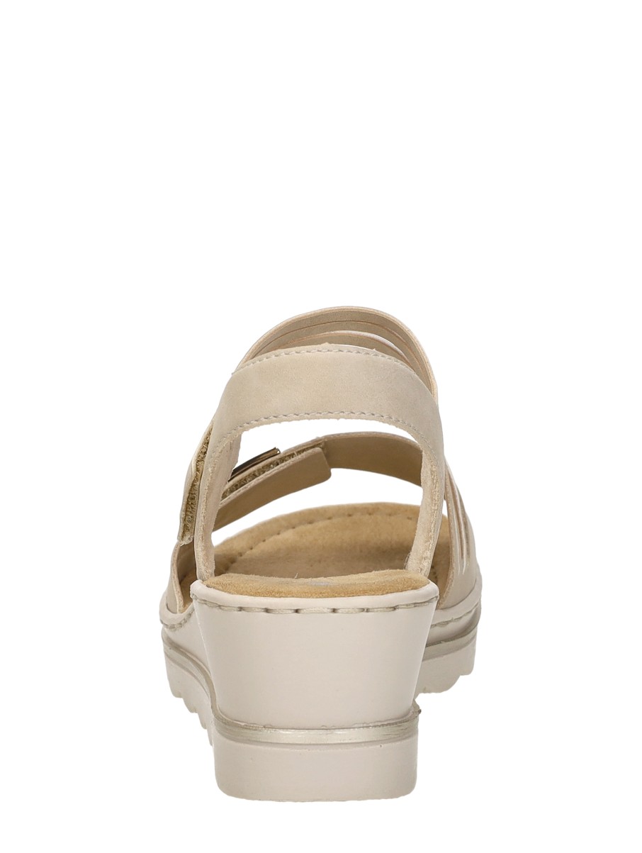 Rieker - Sandalen Plat – beige – foto 3 van 4