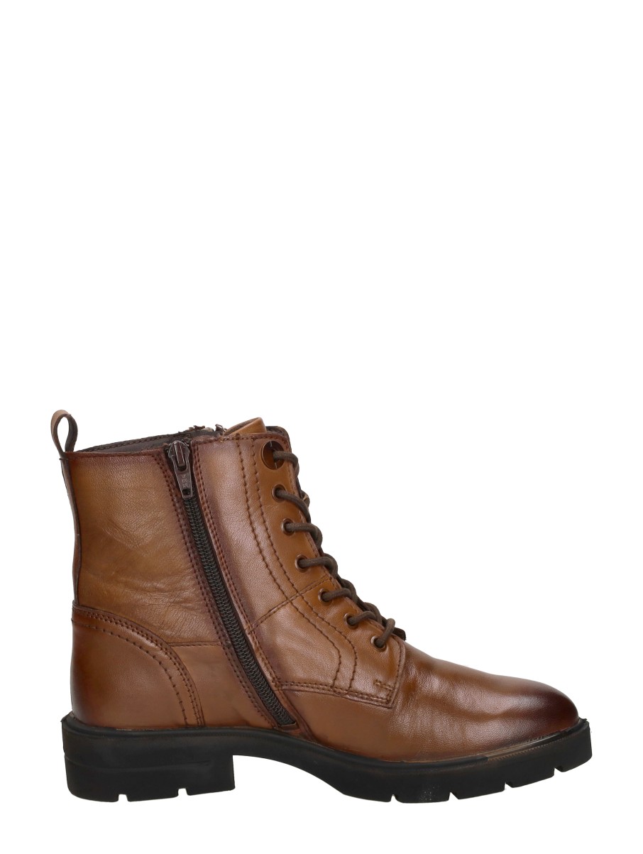 Sub55 - Veterschoenen Hoog – cognac – foto 4 van 4