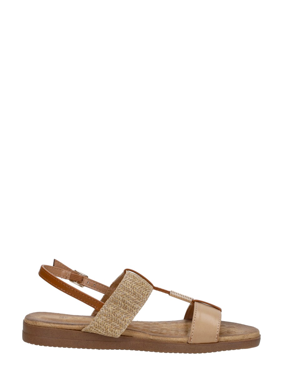 Sub55 - Sandalen Plat – beige – foto 4 van 4