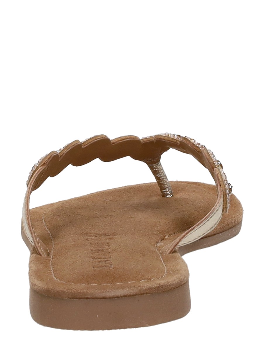 Lazamani - Teenslippers – goudkleur – foto 3 van 4