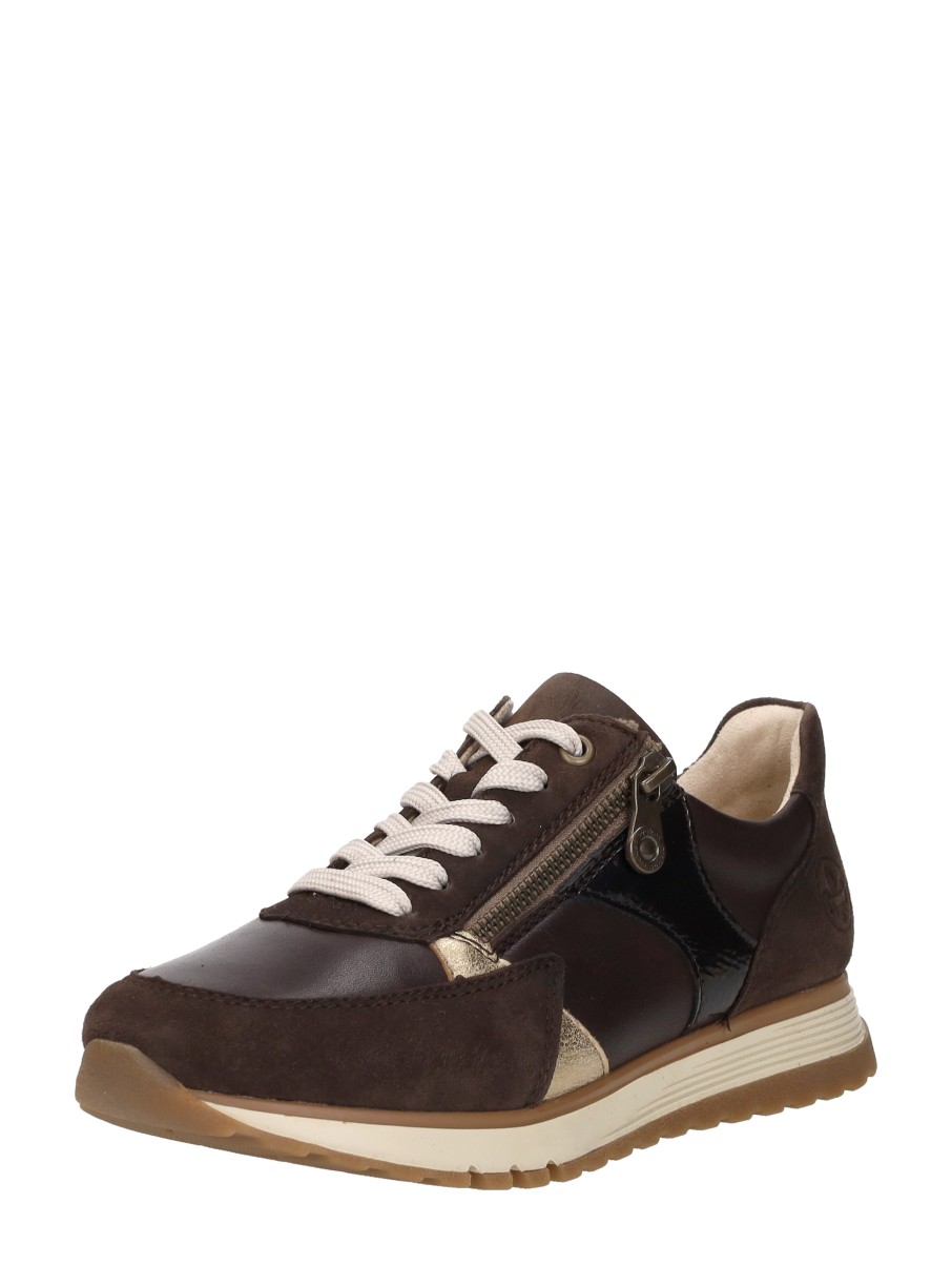 Rieker - Sneakers Laag Middel Bruin – middelbruin – foto 2 van 4