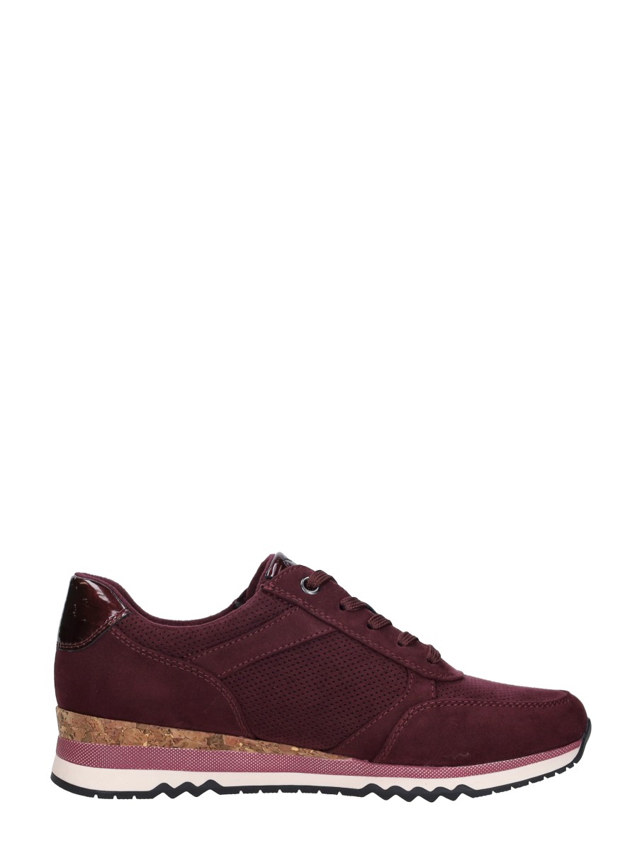 Marco tozzi - Sneakers Laag – bordeaux – foto 4 van 4