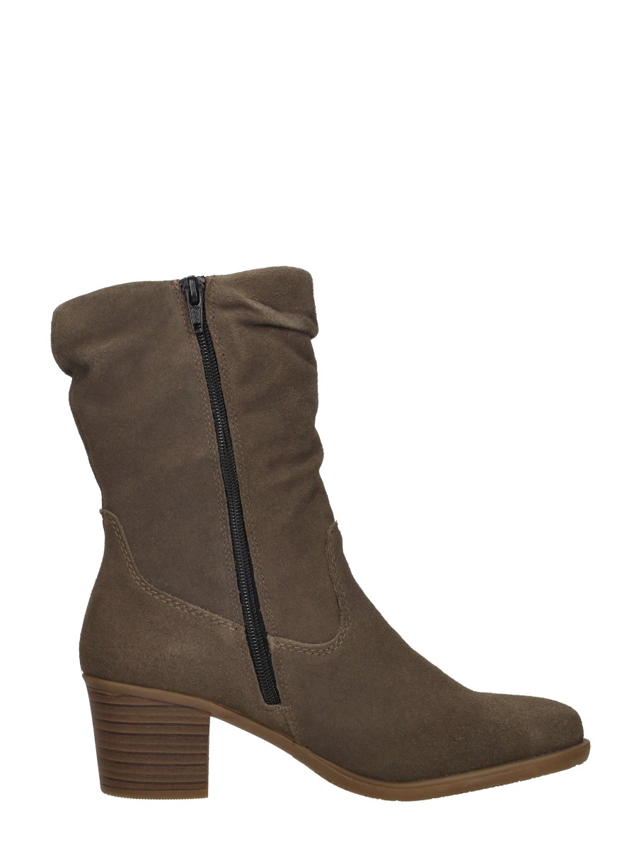 Rieker - Enkellaarsjes Hak – taupe – foto 4 van 4