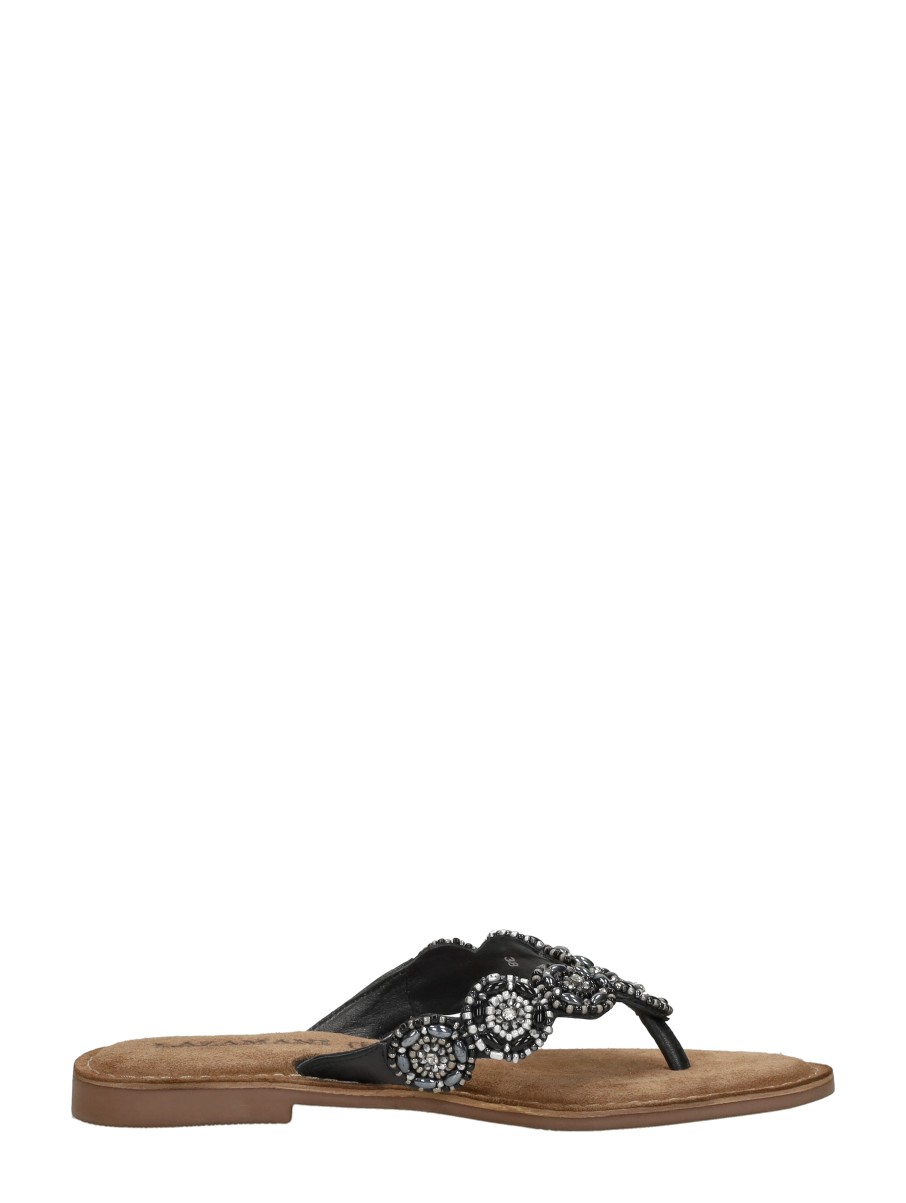 Lazamani - Teenslippers – zwart – foto 4 van 4