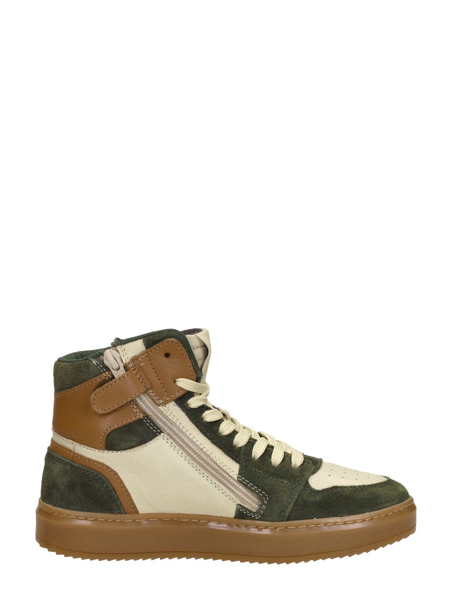 Sub55 - Veterschoenen Hoog – groen – foto 4 van 4