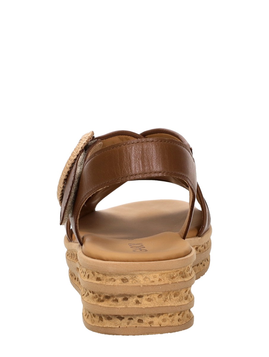 Gabor - Sandalen Plat – cognac – foto 3 van 4