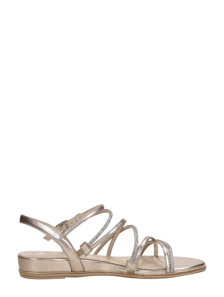 Tamaris - Sandalen Plat – goudkleur – foto 4 van 4