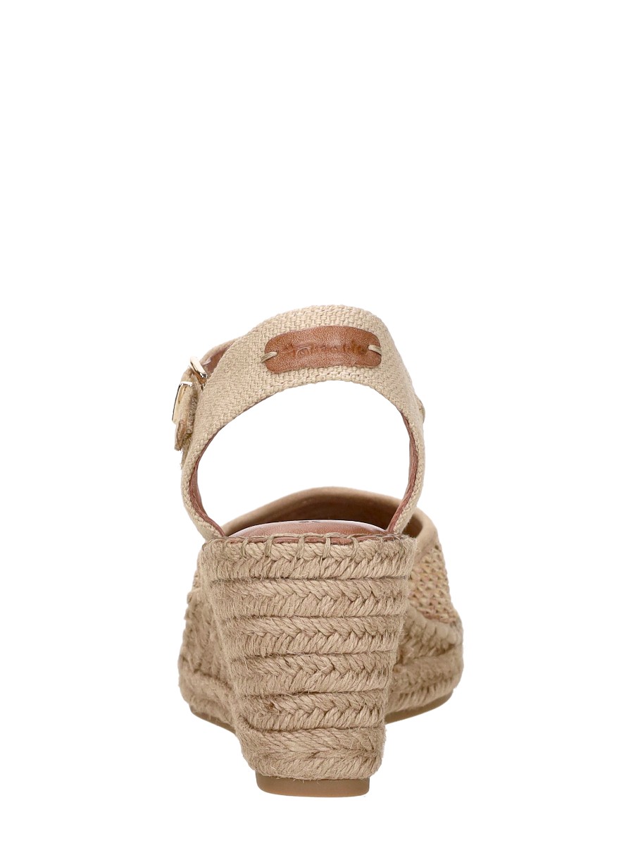 Tamaris - Sandalen Touwzool – goudkleur – foto 3 van 4