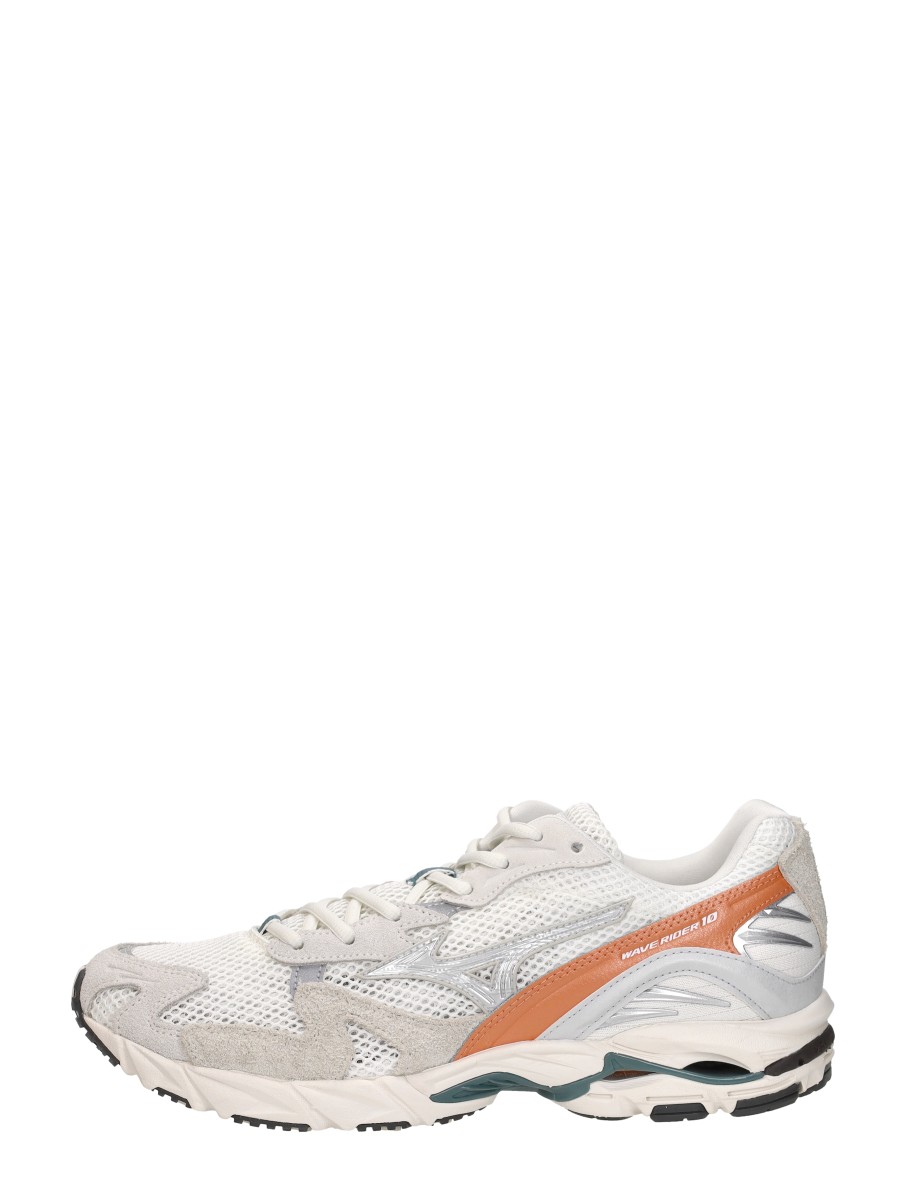 Mizuno Wave Rider 10 herensneaker wit