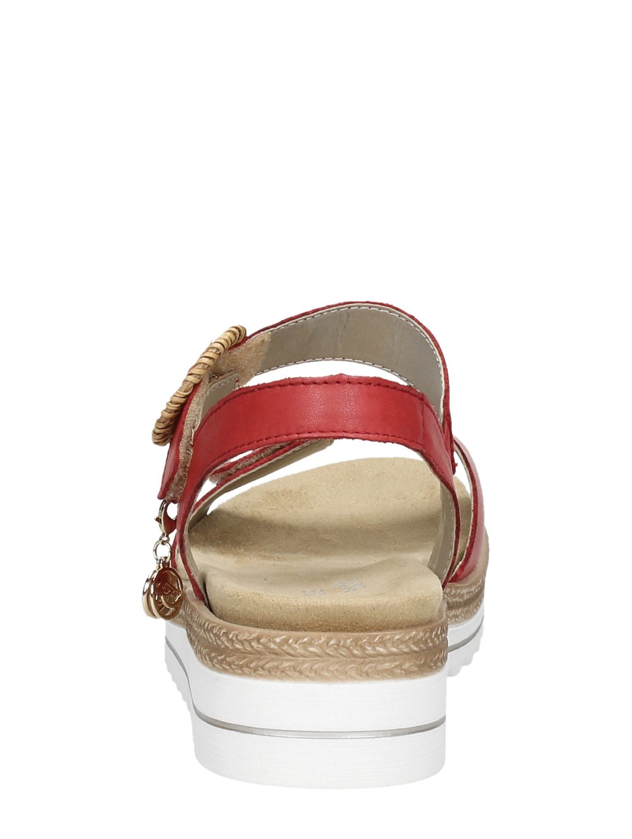 Remonte - Sandalen Plat – rood – foto 3 van 4