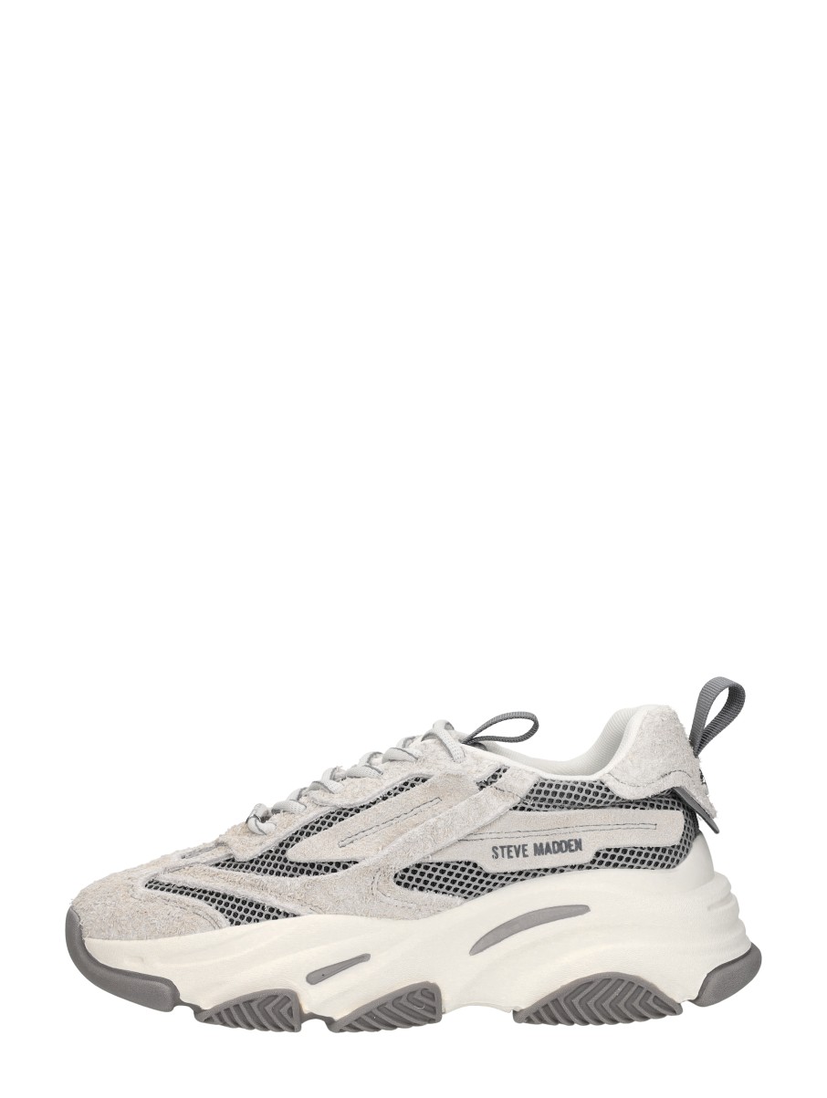 Steve Madden Possession Sneakers Laag - Grijs - Maat 42
