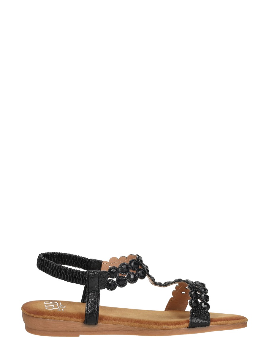 Sub55 - Sandalen Plat – zwart – foto 4 van 4