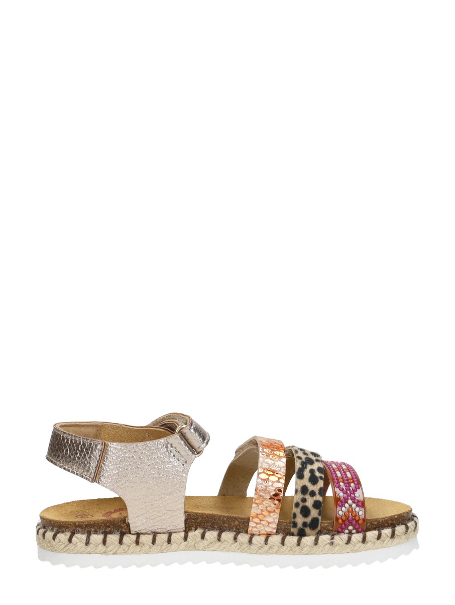Develab - Meiden Sandalen – goudkleur – foto 4 van 4