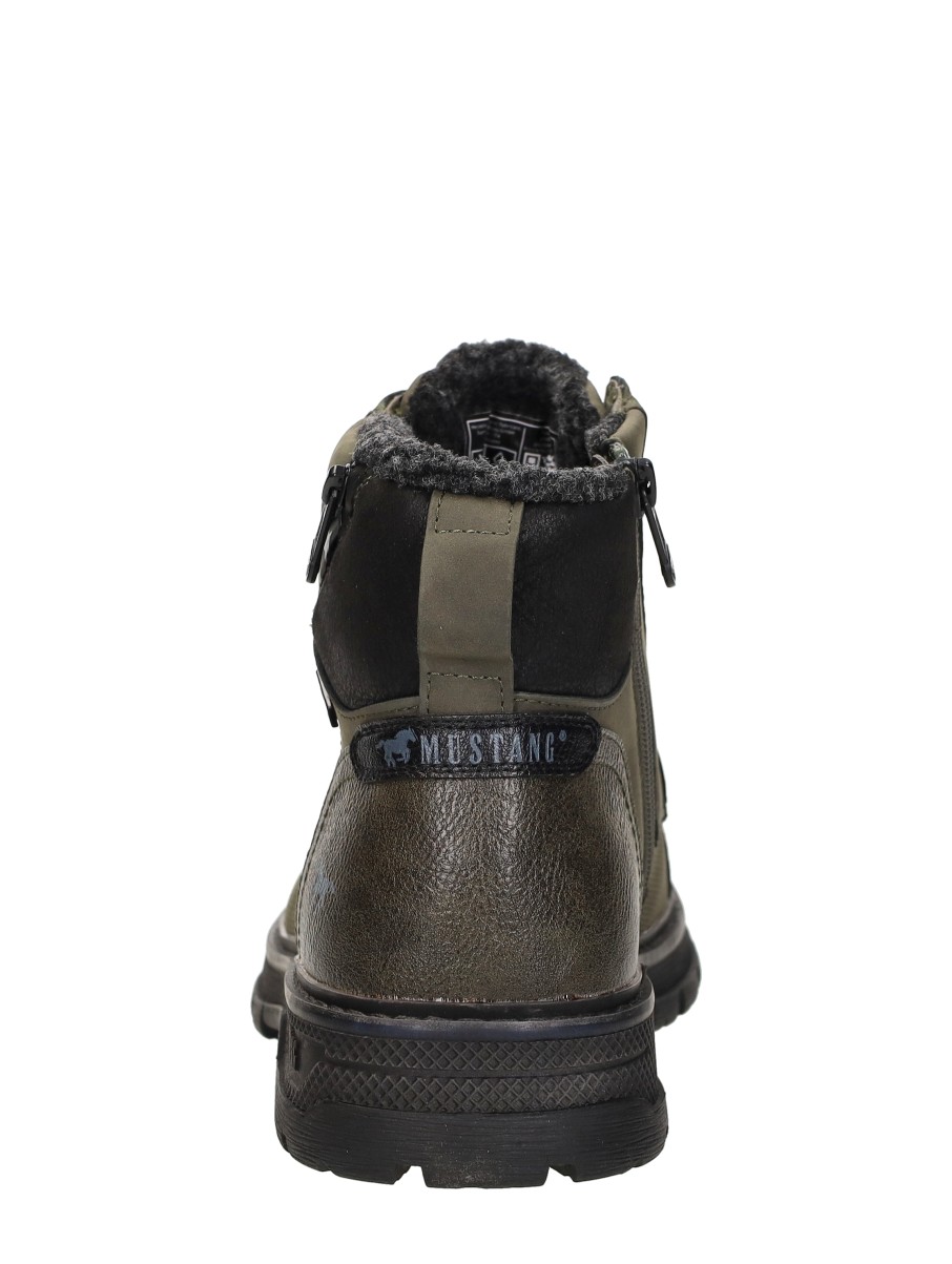 Mustang - Veterschoenen Hoog – khaki – foto 3 van 4
