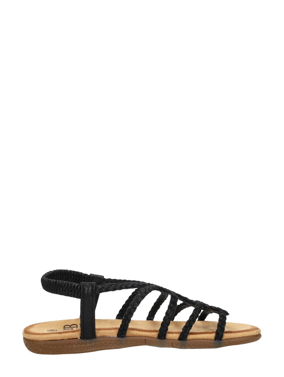 Sub55 - Sandalen Plat – zwart – foto 4 van 4