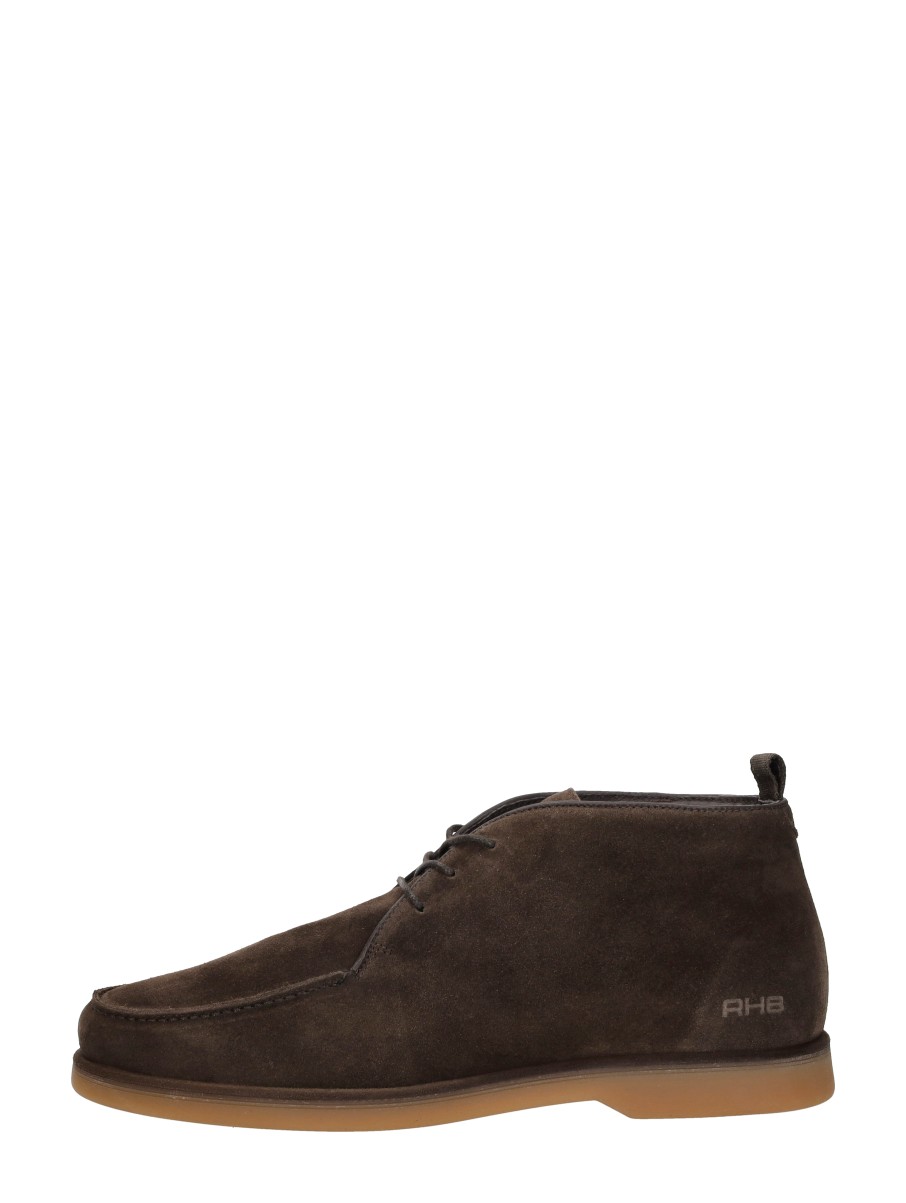 Rehab Collin Suede 4800 Dark Brown Veterschoenen Donker Bruin Suede - Bruin - 41