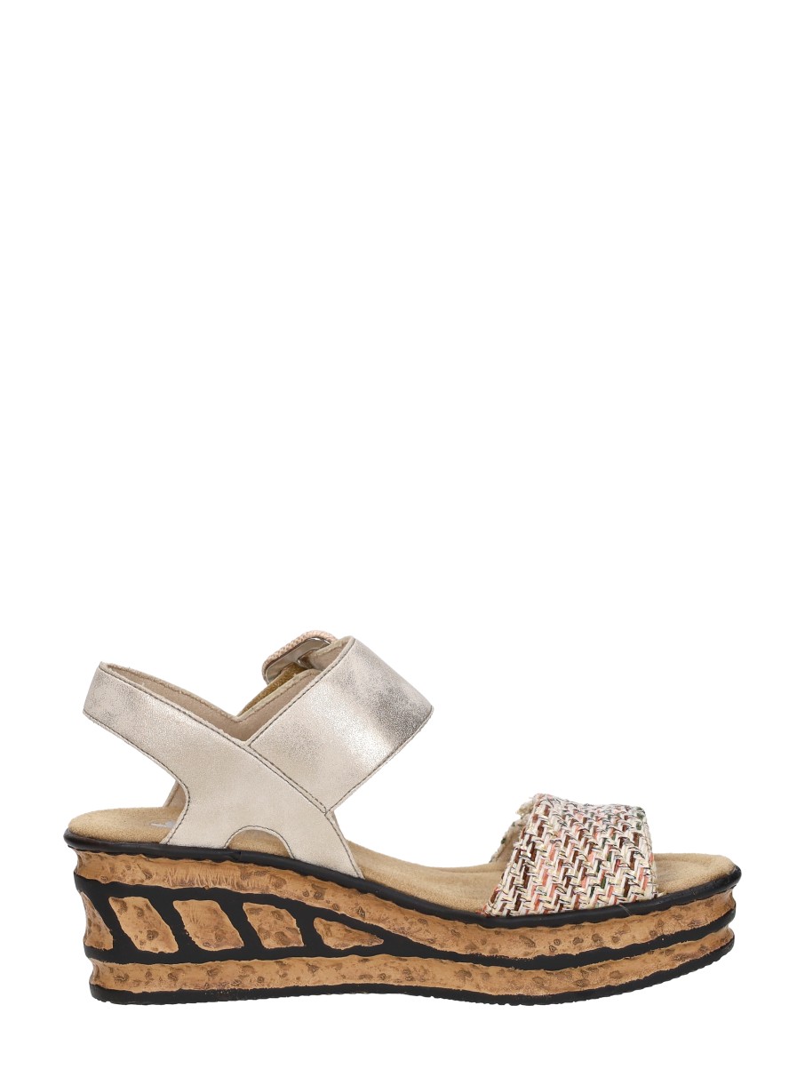 Rieker - Sandalen Plat – beige – foto 4 van 4