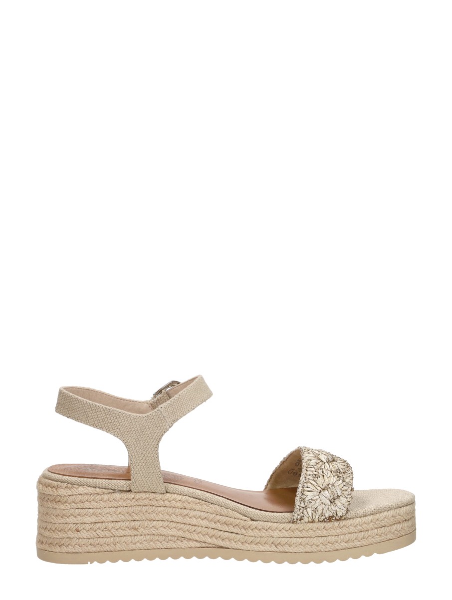 Tamaris - Sandalen Touwzool – beige – foto 4 van 4