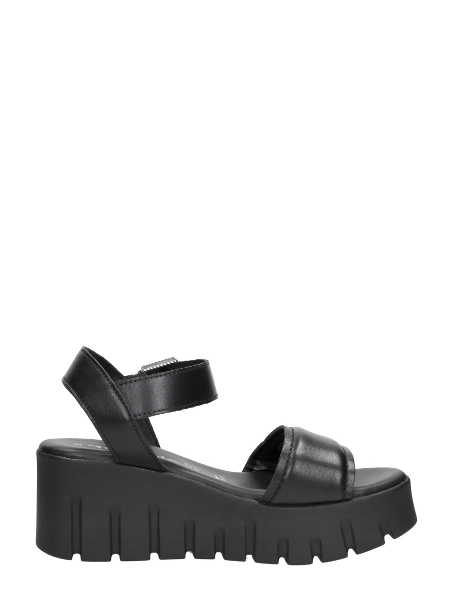 Tamaris - Sandalen Plat – zwart – foto 4 van 4