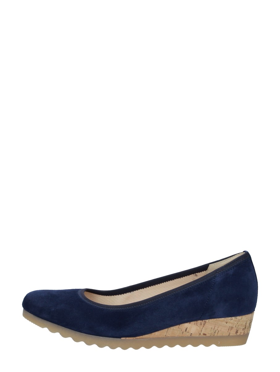 Gabor Gabor pump op sleehak blauw suede online kopen.