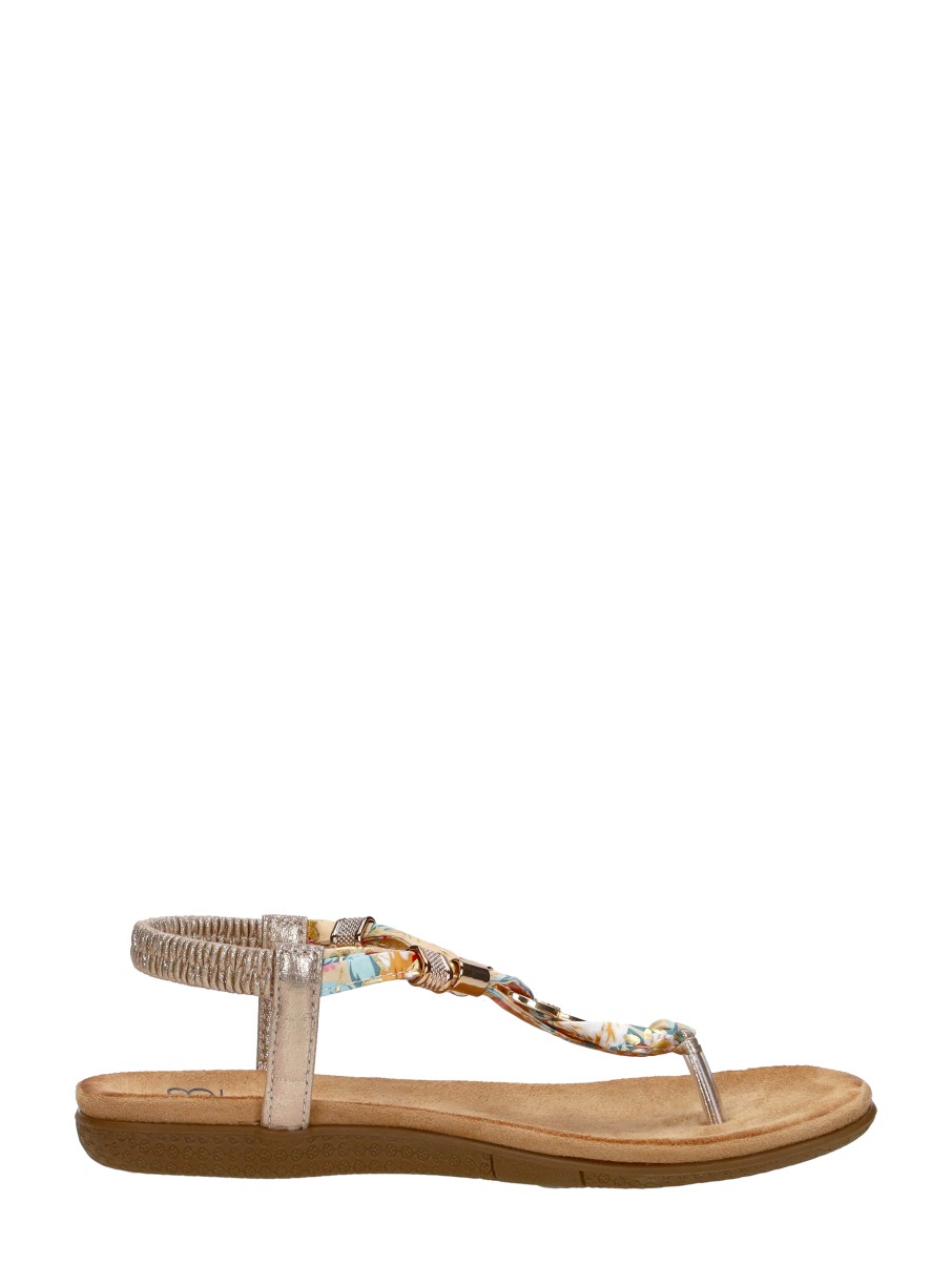 Sub55 - Sandalen Plat – goudkleur – foto 4 van 4