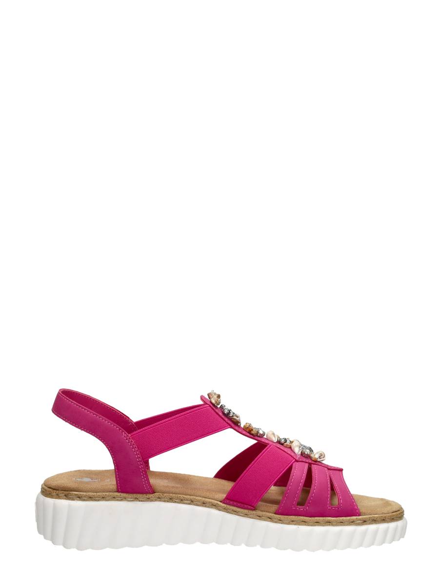 Rieker - Sandalen Plat – fuchsia – foto 4 van 4