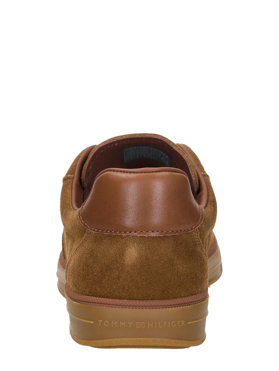 Tommy Hilfiger - Th Lo Lux Suede Sneaker – cognac – foto 3 van 4