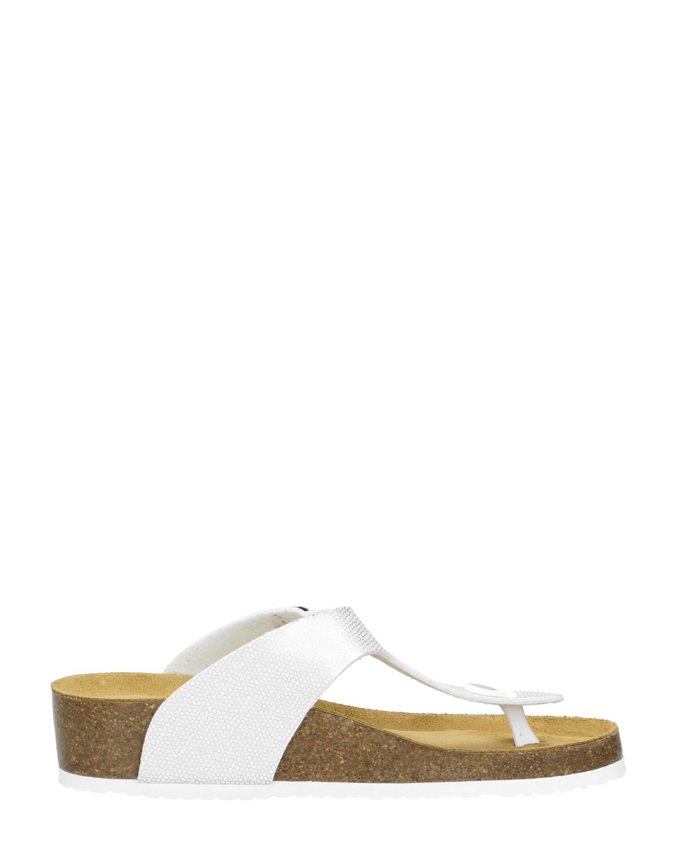 Choizz - Dames Slippers Zilver - Zilverkleur gevonden by ShwayBox