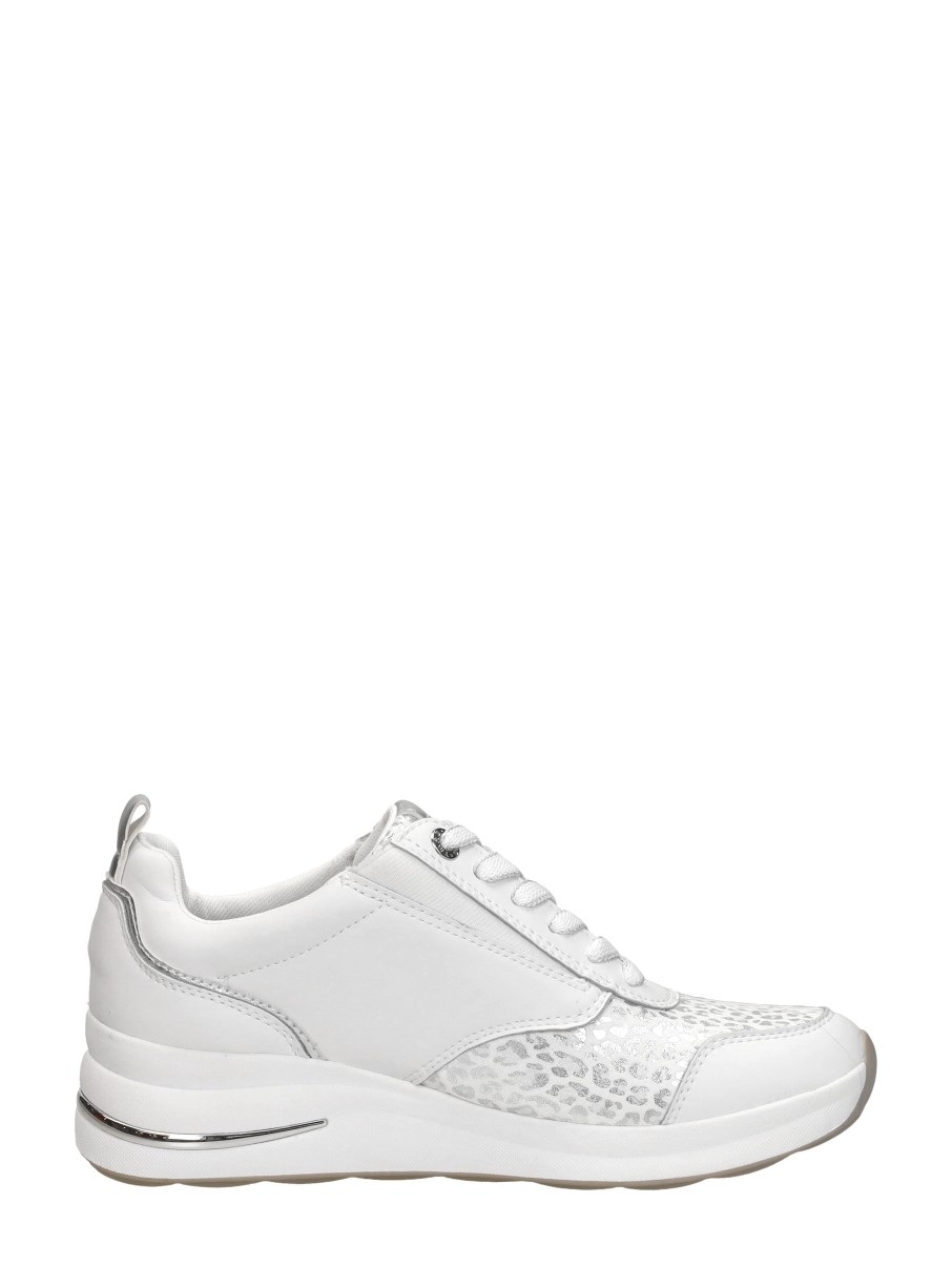 Tamaris Wide Fit - Veterschoenen Laag – wit – foto 4 van 4