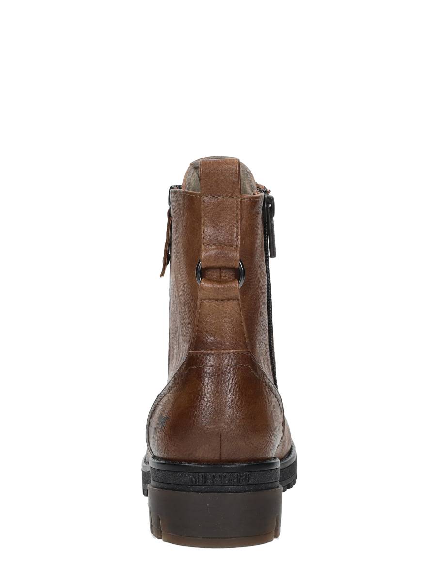 Mustang - Veterschoenen Hoog – cognac – foto 3 van 4